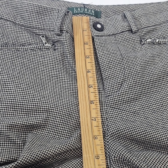 Ralph Lauren Black and White Houndstooth Pants - Picture 4 of 14